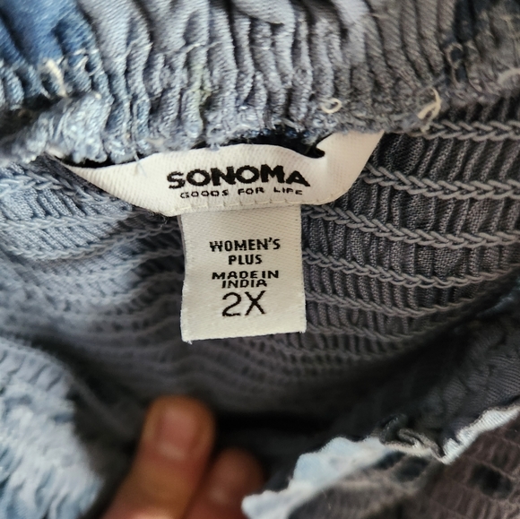 Sonoma Plus Size Ruffled Tank - Picture 3 of 3